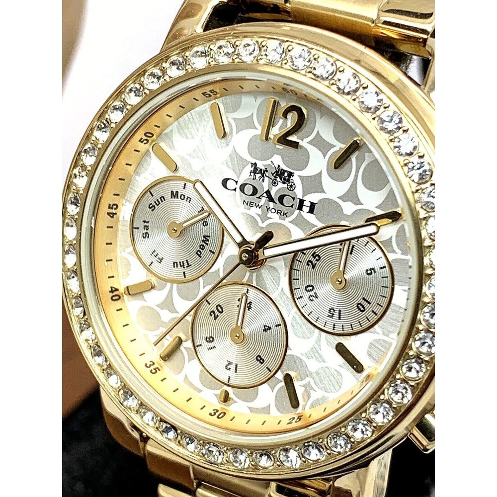 Coach Women's Watch 14502370 Legacy Sport Quartz Gold Stainless Steel